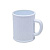 Кружка "Радуга"; белая, D=7,9см, H=9,6см, 300мл; пластик; тампопечать