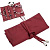Футляр  для украшений "РАНДЕВУ , бордовый, иск. шелк, 20*42*15 см, шелкография