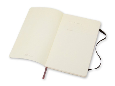 Записная книжка Moleskine Classic Soft (в линейку), Pocket (9х14 см), черный , размер A6