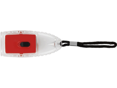 Фонарь Обелиск, красный/прозрачный (Р)