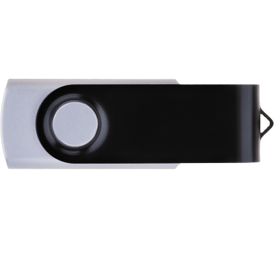 Флешка TWIST COLOR MIX Серебристая с черным 4016.06.08.32ГБ3.0