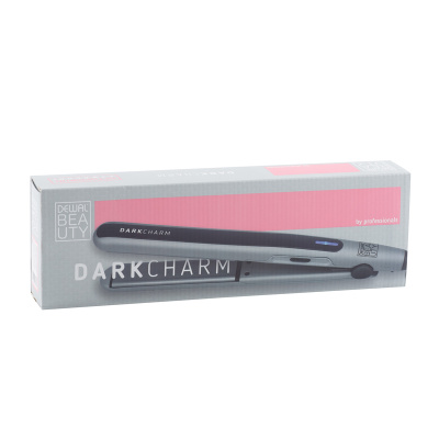 Щипцы для волос DEWAL BEAUTY Dark Charm, 25x110 мм, 30 Вт, серые