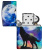 Зажигалка ZIPPO Wolf Design с покрытием 540 Matte, латунь/сталь, разноцветная, матовая, 38x13x57 мм
