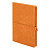 Ежедневник недатированный Fusion, А5, оранжевый, кремовый блок в линейку