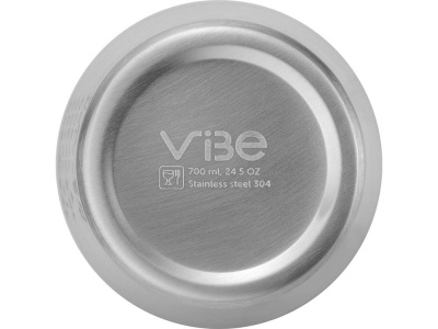 Спортивный шейкер из нержавеющей стали Top Up, 500 мл, серебристый