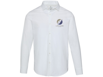 Carnelian мужская рубашка из поплина - Белый , размер XS