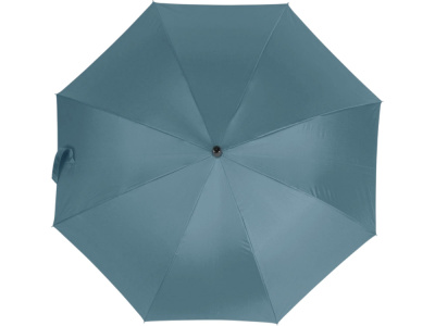 Зонт-трость Reviver с куполом из переработанного пластика, антрацит