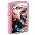 Зажигалка ZIPPO Mazzi® Anaconda с покрытием Pink Matte, латунь/сталь, розовая, матовая, 38x13x57 м