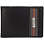 Бумажник Mano "Don Leonardo", с RFID защитой, натуральная кожа в черном цвете, 12,5 х 2,5 х 9 см
