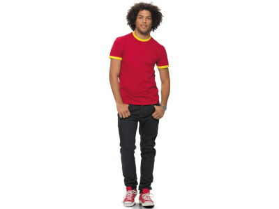 Футболка Adelaide мужская, красный/желтый , размер 2XL