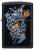 Зажигалка ZIPPO Darts с покрытием Black Matte, латунь/сталь, черная 38x13x57 мм