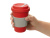 Термокружка Muffin из натуральных волокон, красный