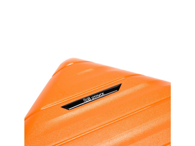 Чемодан TORBER В Отпуск, оранжевый, полипропилен, 54,5 х 33,5 х 79 см, 135 л , размер L