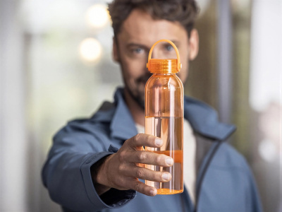 Alti/Алти бутылка для воды из переработанной пластмассы RCS объемом 630 мл - Оранжевый