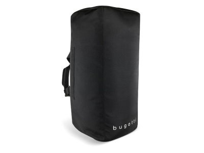 Сумка дорожная BUGATTI БЛАНК ОБЛЕГЧЕННАЯ | BLANC DELIGHT, чёрная, нейлон RPET600D/тарпаулин/полиэстер, 67х32х29 см, 55 л