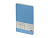 Ежедневник А5 недатированный Megapolis Velvet Flex, небесно-голубой