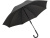 Зонт-трость 7915 Carbon с куполом из переработанного пластика, полуавтомат, черный