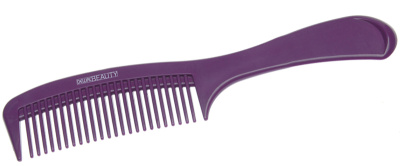 Расческа Dewal Beauty с ручкой, фиолетовая 22,0 см
