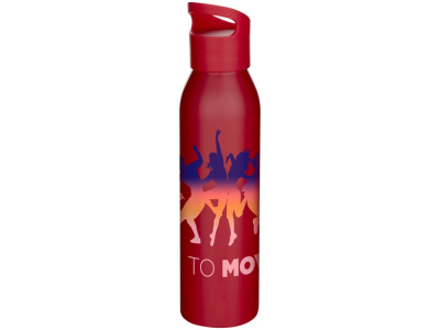 Одностенная бутылка для воды Sky, изготовленная из нержавеющей стали, 650 мл, красный