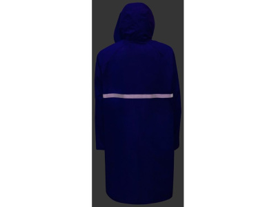 Длинный дождевик Lanai  из полиэстера со светоотражающей тесьмой, кл.синий , размер XS-S