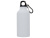 Матовая спортивная бутылка Oregon с карабином и объемом 400 мл, белый