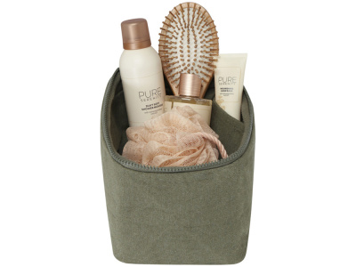 Органайзер для туалетных принадлежностей из переработанного материала Pack 500 г/м² Aware™ - Зеленый