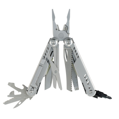 Мультитул Stinger, 110 х 27 мм, 23 функции, сталь, серебристый, в картонной коробке, в комплекте нейлоновый чехол