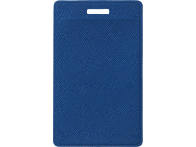 Бейдж с рулеткой-карабин Favor, синий