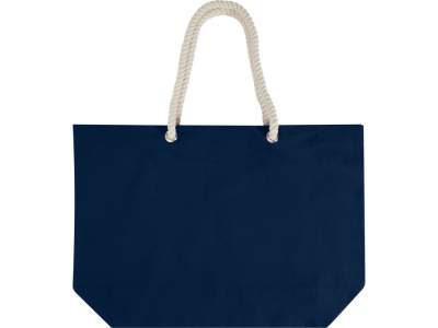 Florida пляжная эко-сумка из переработанного материала, сертифицированного по стандарту GRS, плотностью 270 г/м² 18L - Темно - синий
