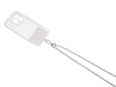 Ремешок на шею для телефона Риксо, белый