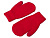 Варежки Dunant, красный