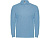 Рубашка поло Estrella мужская с длинным рукавом, небесно-голубой , размер 2XL