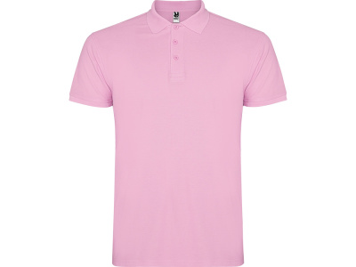 Рубашка поло Star мужская, светло-розовый , размер M