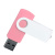 Флешка TWIST WHITE COLOR Розовая с белым 4015.10.07.4ГБ