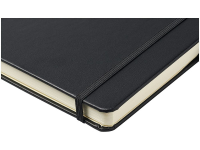 Записная книжка Nova формата A5 с переплетом, черный , размер A5