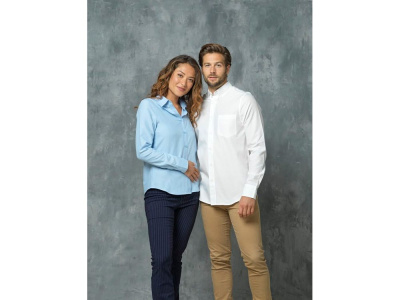 Pollux Женская рубашка с длинным рукавом, синий , размер M