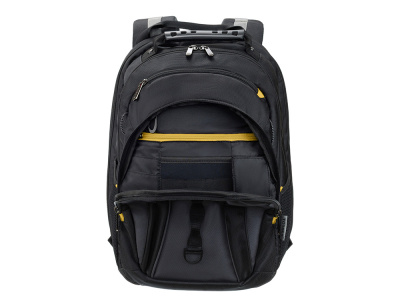 Рюкзак TORBER МЕГАПОЛИС с отделением для ноутбука 15.6, чёрный/серый, полиэстер, 37 х 17 х 45 см