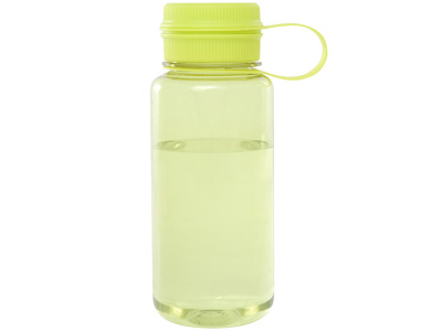 Спортивная бутылка Ryder из переработанного ПЭТ-пластика объемом 900 мл с многофункциональной крышкой, сертифицированная RCS - Лайм