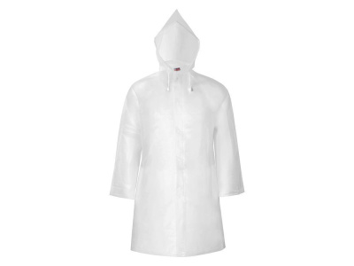 Дождевик Hawaii c чехлом унисекс, бесцветный полупрозрачный , размер XL-2XL