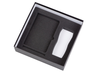 Подарочный набор c блокнотом С3, ручкой и термокружкой Mony Steel, оранжевый , размер магнитная обложка