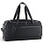 Сумка дорожная BUGATTI Nero, черная, нейлон 1680D/кожа, 58х27х30 см
