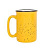 Кружка  UNIVERSE, желтый, 390мл, тонкая керамика