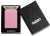 Зажигалка ZIPPO Classic с покрытием Pink Matte, латунь/сталь, розовая, матовая, 38x13x57 мм