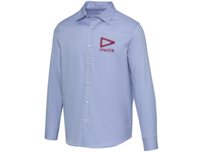 Citrine мужская рубашка из твила - Светло-синий , размер 2XL