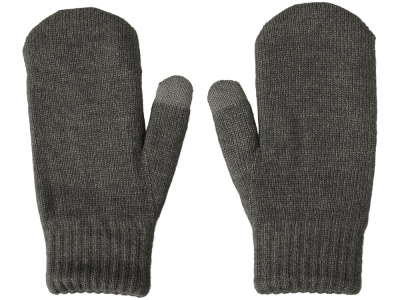 Варежки Dunant, темно-серый меланж