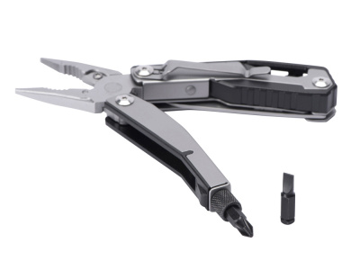 Мультитул-пассатижи Scopus 4-в-1 с двумя битами, черный (Р)