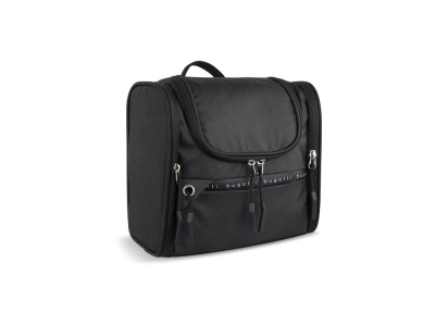 Несессер BUGATTI БЛАНК ОБЛЕГЧЕННАЯ | BLANC DELIGHT, чёрный, нейлон RPET600D/тарпаулин/полиэстер, 24,5х12х22,5 см, 5 л