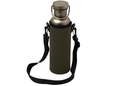 Бутылка для воды из титана Titan, 750ml, темно-серый