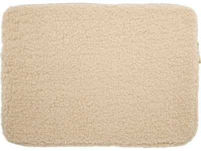 Шерпа чехол для 13-дюймового ноутбука объемом 2 л из шерпы, переработанной по стандарту GRS, бежевый