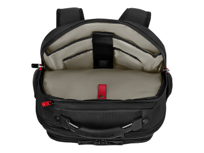 Рюкзак WENGER ALTAIR 15.6, черный, переработанный ПЭТ/Полиэстер, 32х21х44 см, 22 л.